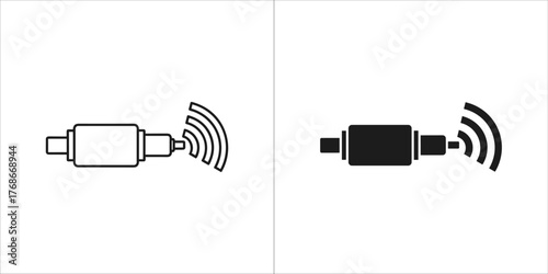 Wireless audio transmitter icon