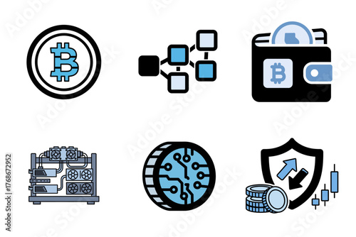 Sustainable Environment Icons Set - Eco-Friendly Green Energy, Recycling, Electric Car, Solar Panel, Water Drop, Leaf, and Tree Symbols