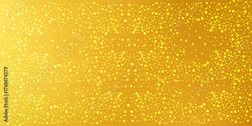 Realistic vector golden background. Shiny gold horizontal backdrop. Glittering backround. Shining luxury banner template. Shimmer backdrop