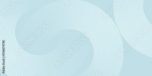 Modern abstract background. Glossy white gradient circle lines. Minimal geometric pattern. Simple graphic elements. Futuristic concept. Suitable for cover, poster, banner, brochure, eps10.