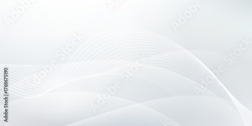 Abstract geometric white and gray color background. Vector, illustration.