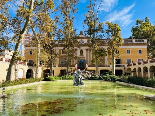 Tableau sur toile Jardines Palau Falguera