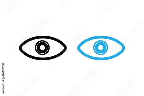 set of vector eye icon, eye icon.