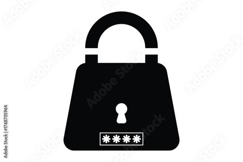 password with lock icon, lock, security, padlock icon.