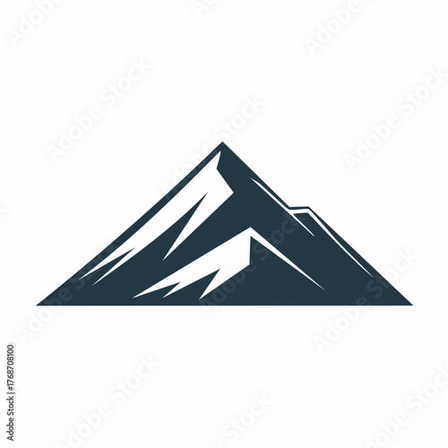 set of mountain icons