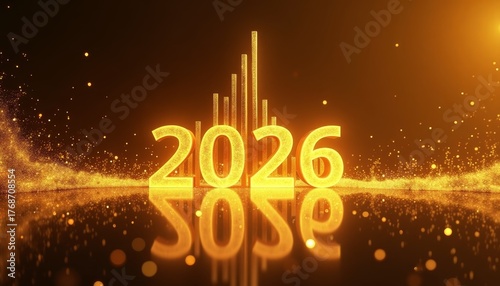 Large, glowing yellow numbers display 