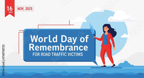 Let's honor World Day of Remembrance for Road Traffic Victims with compassion and support for a safer future for everyone, showing solidarity and promoting road safety awareness