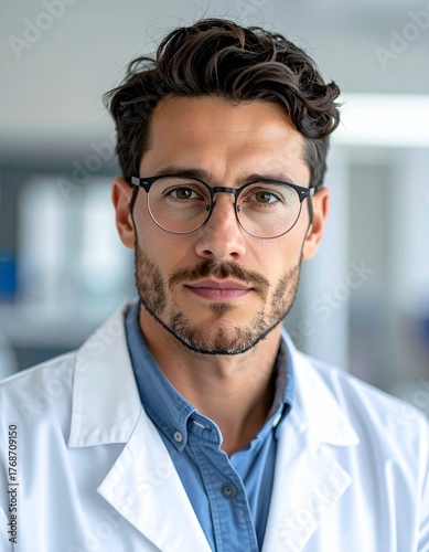 portrait of a man in a hospital
