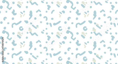 abstract pattern doodle background with playful shapes on white ideal for textile design wallpapers adding creativity and a lighthearted feel