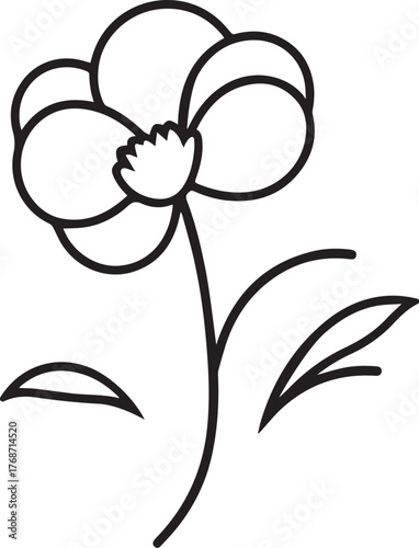 please  give me a seo based title for silhouette style vector acacia flower logo design icon minimum 20 words for adobe stock  