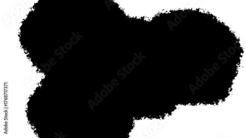 Abstract 4k ink splash, splatter, explosion droplets spreading matte, splash blot, splat, fluid art, overlay with smooth seamless animation