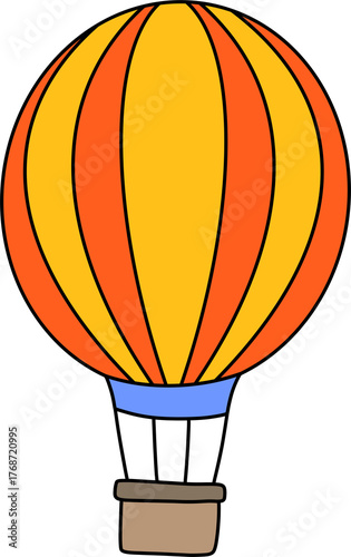 hot air balloon illustration