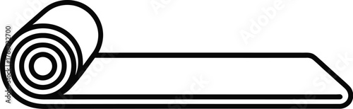 Yoga mat pilates fitness exercise workout equipment