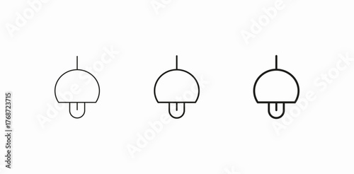 ceiling lamp icon sign vector