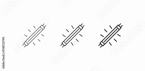 diod bulb icon sign vector