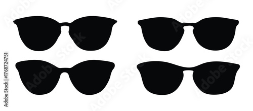 Black optical frame silhouettes design