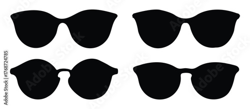 Black optical frame silhouettes design