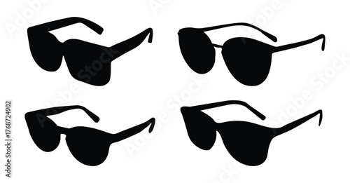 Black optical frame silhouettes design