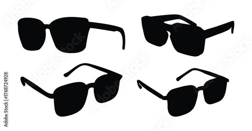 Black optical frame silhouettes design