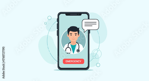 Online Doctor Consultation Via Smartphone Application For Emergency Cases