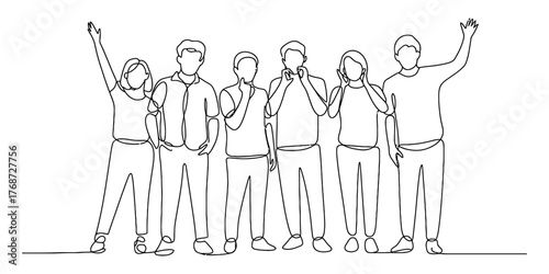 Continuous single line drawing of a dartboard with arrows hitting the bullseye representing focus and precision vector