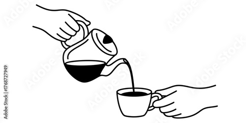 Continuous one line drawing art of a person balancing on a pumpkin a creative artistic expression vector