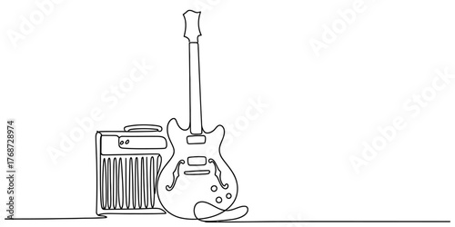 Continuous one line drawing of a construction worker wearing a hard hat and safety vest pointing upwards vector