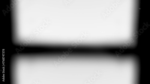 4k abstract black and white moving flashing movie film strip light camera roll transition cinematic film overlay effect with blurred edges. Cinematic flickering grain noise texture vintage projects 