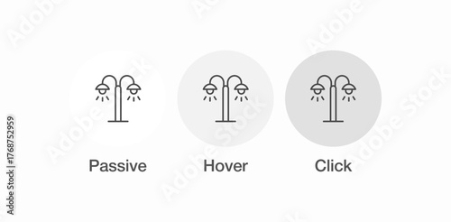 street lamp icon sign vector