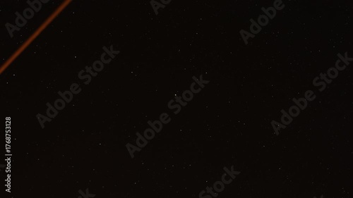 Rotating Star Trails Around Polaris
