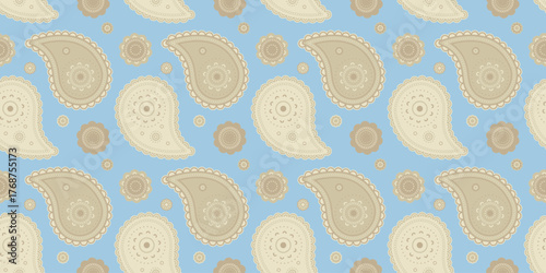 Tribal color image botany swirling. Tradition calm and trendy abstract. Boho ornament on shirt curled.