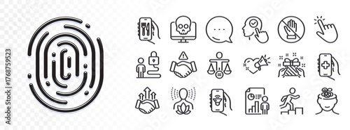 Business report, Anxiety and Ethics line icons for web app. Glare of light effect. Message icon. Pack of Deal, Cursor, Gift pictogram icons. Select user, Corrupt, Music app signs. Vector