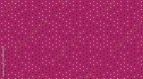 Elegant fuchsia background with a subtle, repeating polka dot pattern.  Ideal for websites, presentations, or print projects needing a touch of sophisticated texture.