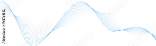 abstract illustration of blue colored wavy lines background