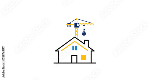 Construction and Demolition of Residential Buildings Symbolic Visual Representation