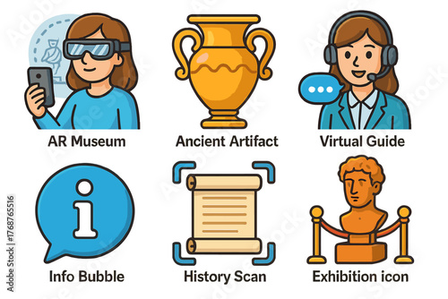 Virtual museum experience: ar, artifacts, and guides enhance interactive learning