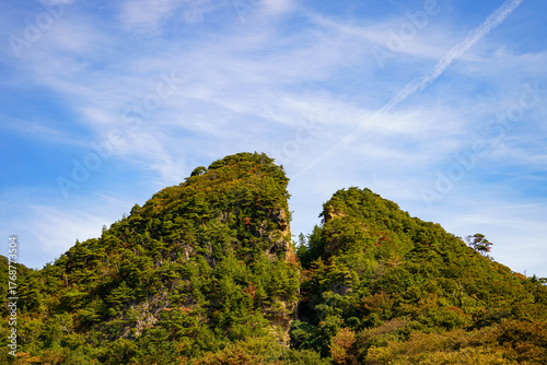 世界遺産になった観光名所の佐渡金山の道遊の割戸