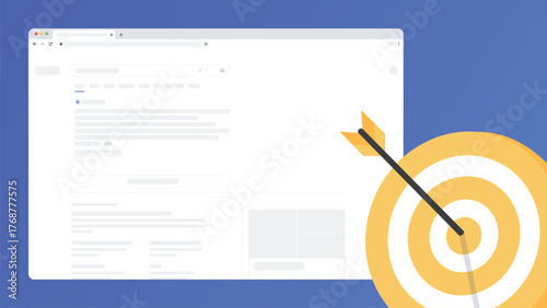 Search ads targeting with bullseye