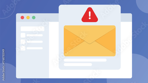 Email alert browser window banner