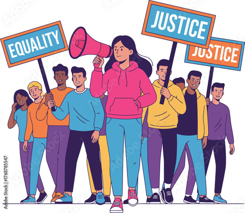 Empowering Movement for Equality and Justice in a Diverse Protest Scene