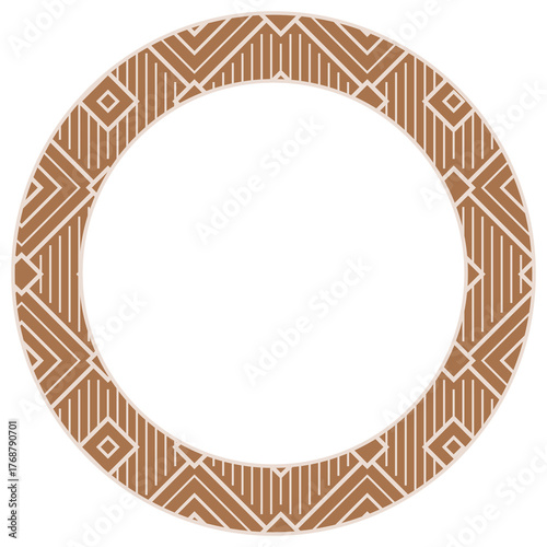 patterned pueblo indian style desert sand colored ring frame