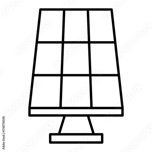 Solar cell icon