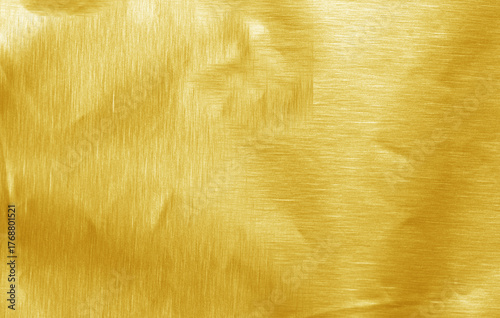 Shiny yellow leaf gold foil