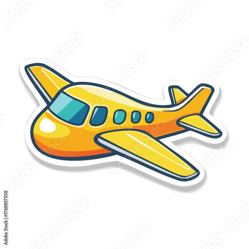 vector illustration of airplane