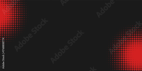 Halftone dots red and blue color pattern gradient grunge texture background. Dot pop art comic sport style vector illustration. modern background