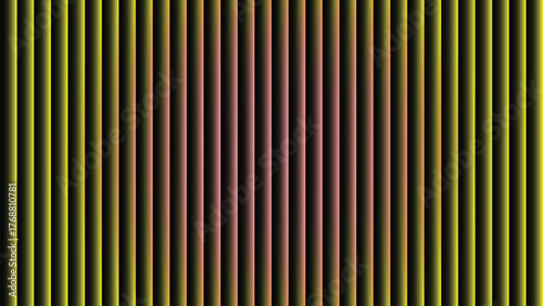 Abstract vertical stripes of metallic hues with subtle color variations