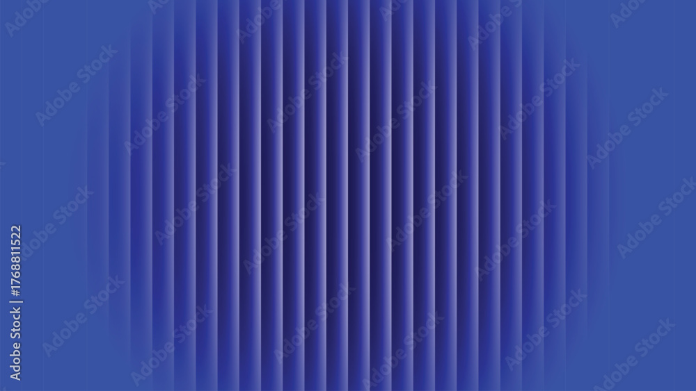 Obraz premium Abstract blue vertical stripes with subtle gradient and light reflections