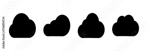 Cloud icon vector illustration. cloud sign and symbol