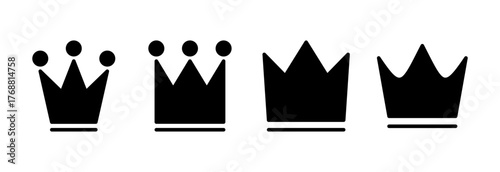 Crown icon vector illustration. crown sign and symbol