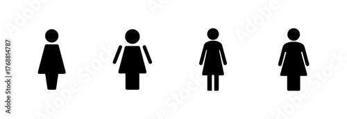 Female icon vector illustration. woman sign and symbol